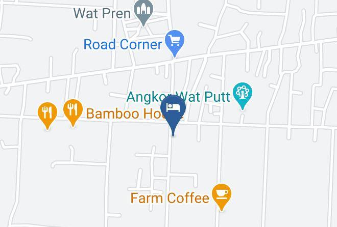 Angkor Family Home Stay Karte - Siem Reap - Siem Reab Town