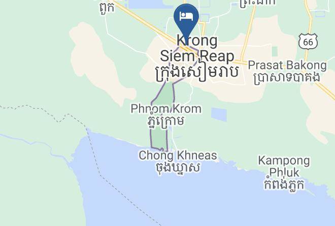 Angkor Indratevi Karte - Siem Reap - Siem Reab Town