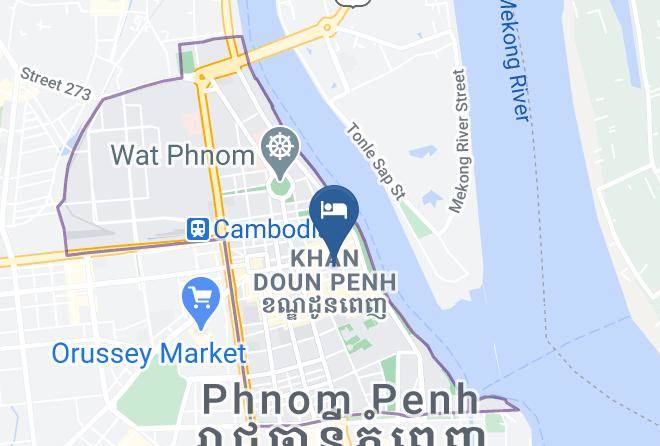 Doun Penh - Angkor International Hotel Maps