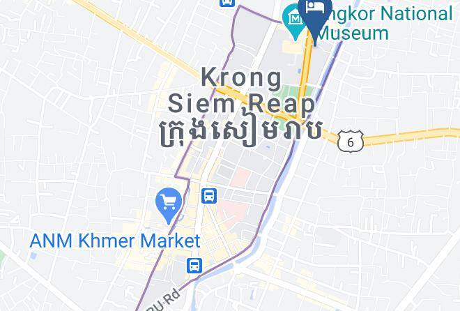 Angkor Monument Hotel Karte - Siem Reap - Siem Reab Town