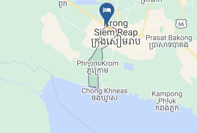 Angkor Palace Resort & Spa Karte - Siem Reap - Siem Reab Town