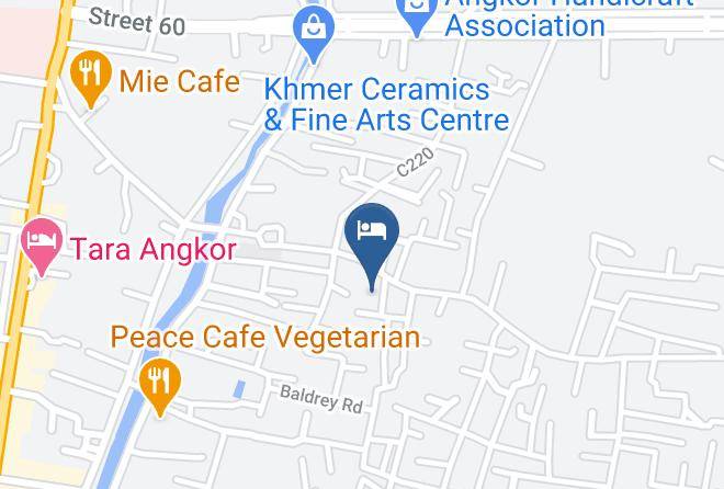 Angkor Sweet Home Hotel Karte - Siem Reap - Siem Reab Town