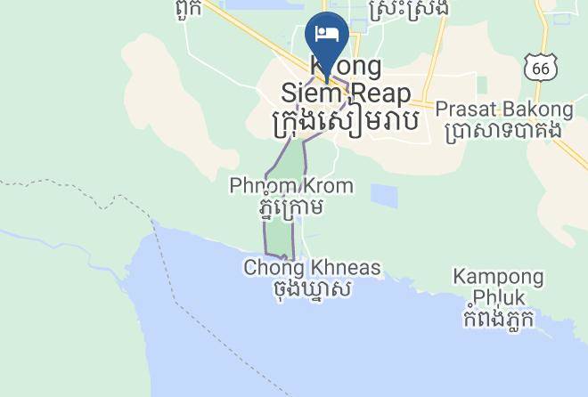 Angkor Wat Pension House Karte - Siem Reap - Siem Reab Town