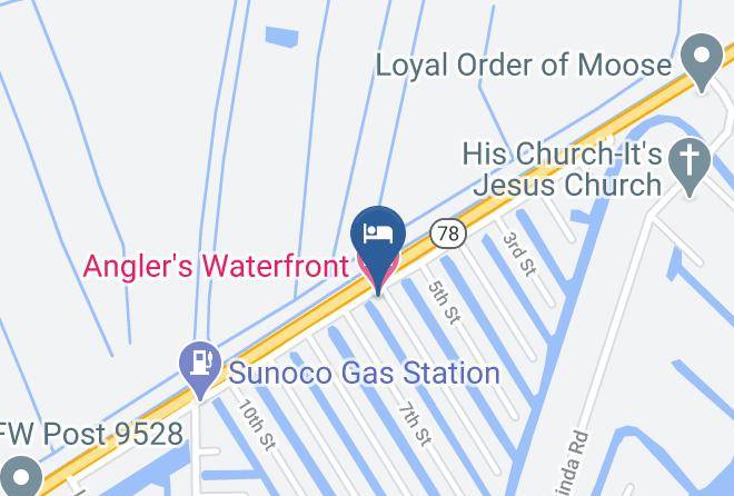 Glades - Angler's Waterfront Motel Maps