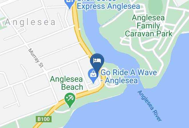 Surf Coast - Anglesea Beach Holidays Maps