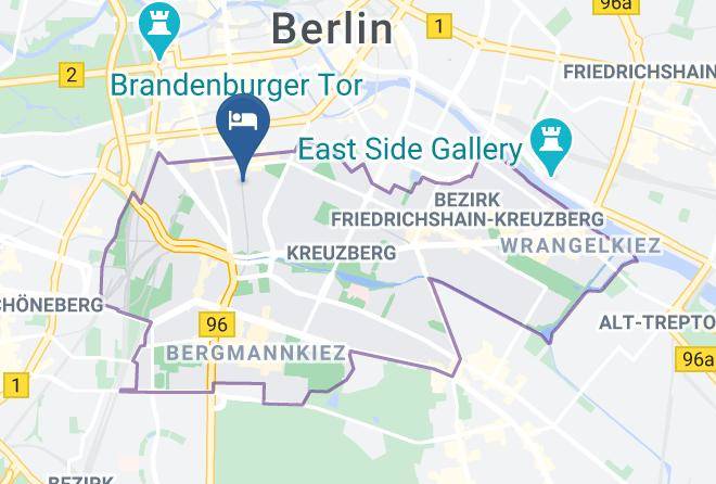 Stadt Berlin - Angleterre Hotel Maps
