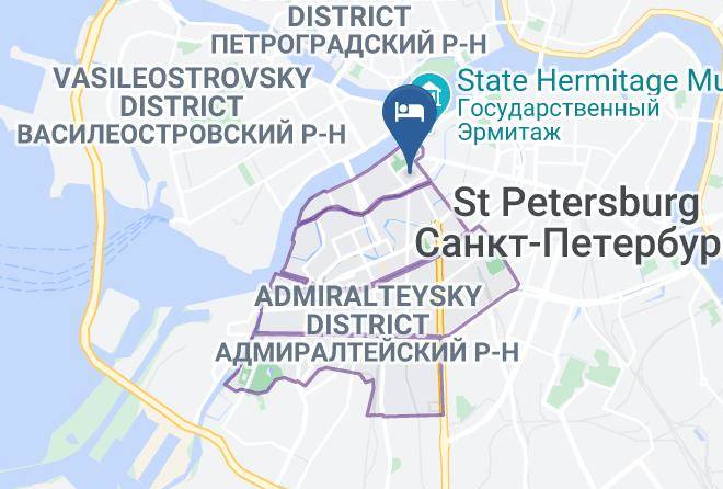 Saint Petersburg - Angleterre Hotel Maps