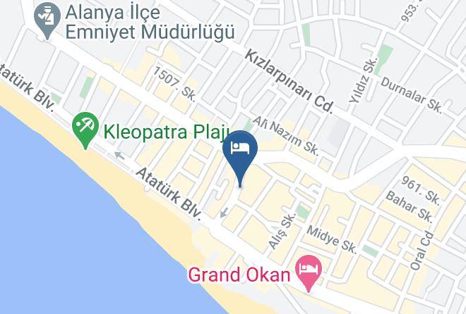 Alanya - Angora Restorant Maps