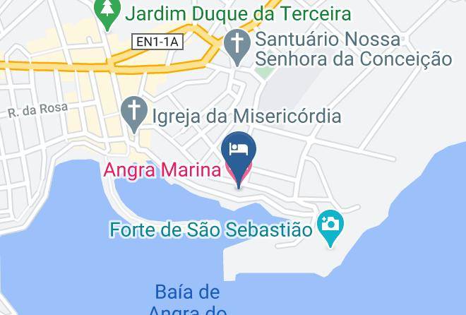 Angra Do Heroismo - Angra Marina Hotel Maps