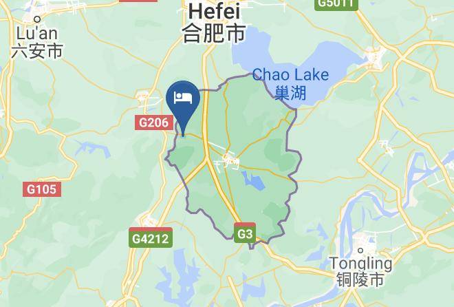 Hefei - Anhui Jinkongque Hot Spring Tourism Resort Maps