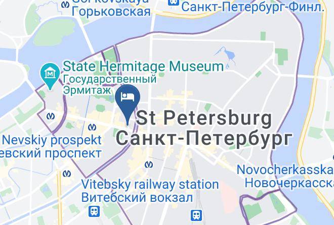 Hotelsteam St Petersburg Map