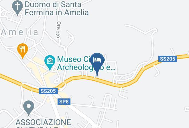Terni - Anita Hotel Ristorante Maps
