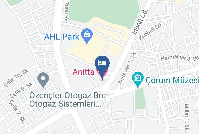 Anitta Hotel Map - Corum - Corum Cepni