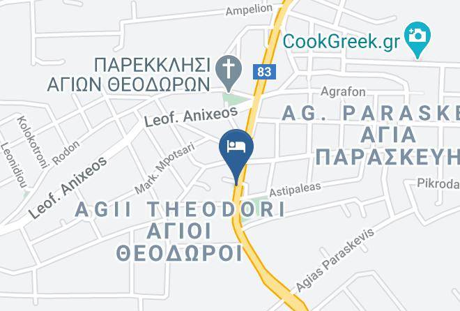 East Attica - Anixi Vintage Hotel Maps