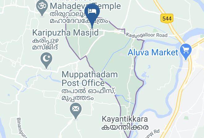 Paravur - Anjali Homestay Maps