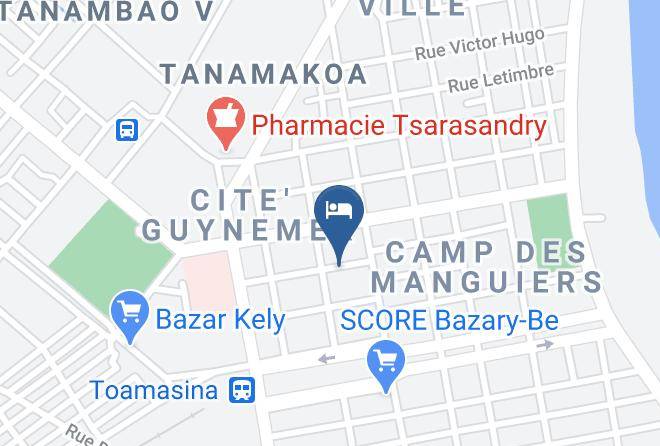 Toamasina I - Anjara Hotel Restaurant Maps