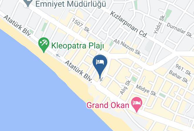 Alanya - Anjeliq Downtown Hotel Maps