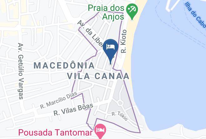 Arraial Do Cabo - Anjos Do Mar Suites Maps