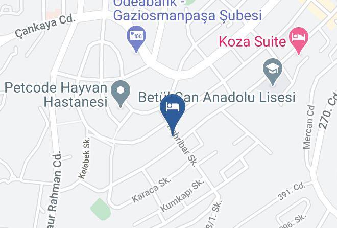 Cankaya - Bianco Butic Hotel Maps