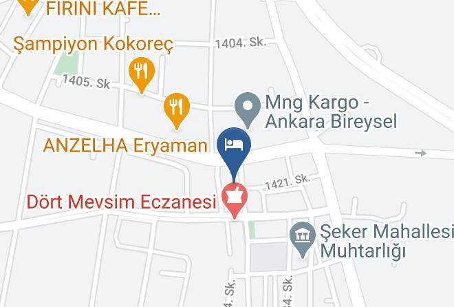 Ankara Hotel Atlantik Ankara Atlantik Otel Map