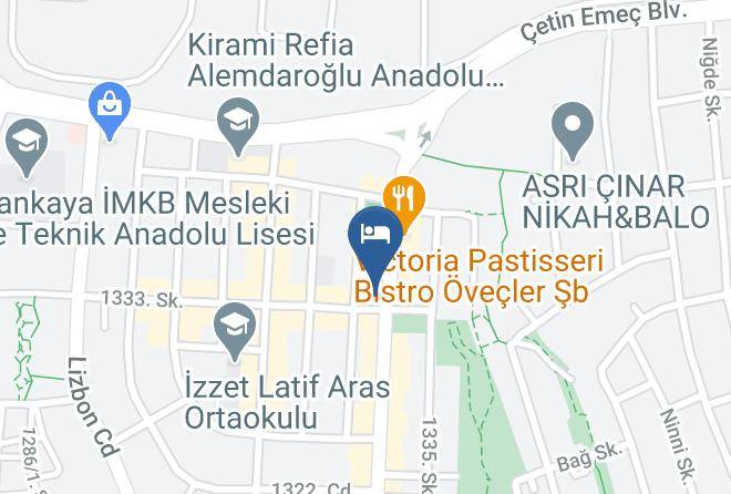Ankara Otel Kgz Konagi Map