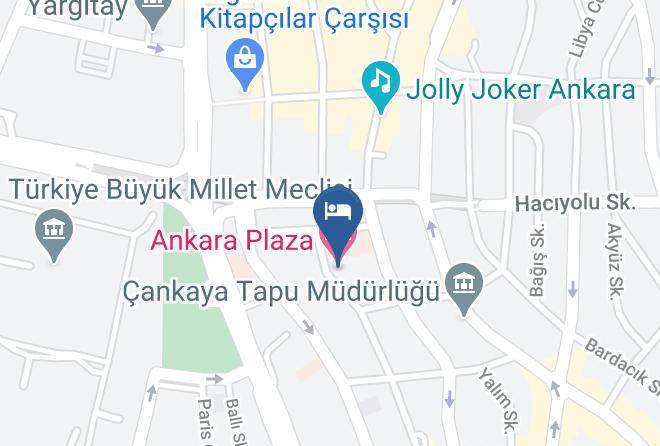 Cankaya - Ankara Plaza Hotel Maps