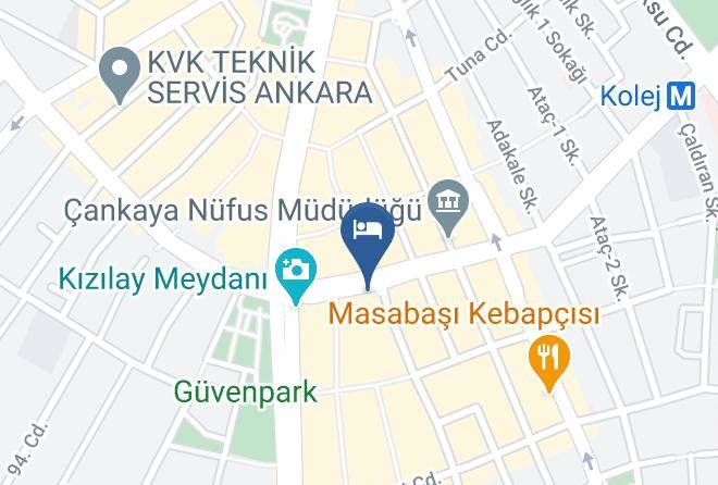 Cankaya - Princess Hotel Maps