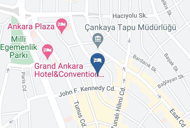 Cankaya - Ankara Royal Hotel Maps