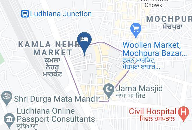 Ludhiana - Ankit Hotel Maps