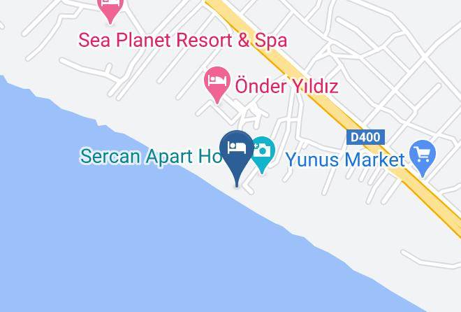 Antalya - Anko Beach Resort Hotel Maps