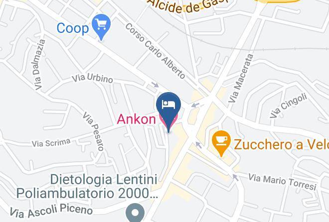 Ancona - Ankon Hotel Maps