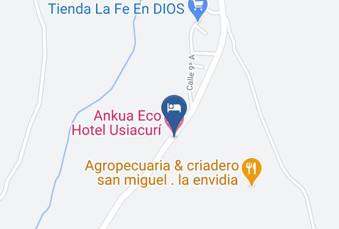 Usiacuri - Ankua Eco Hotel Usiacuri Maps