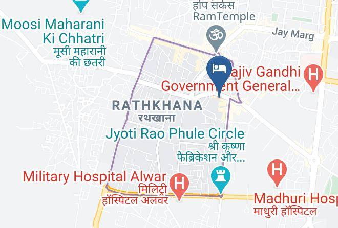 Alwar - Ankur Hotel Maps