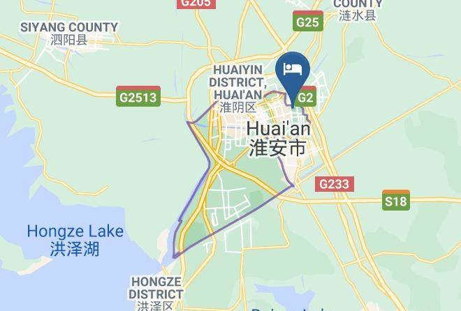 Huaian - Anlan International Hotel Maps