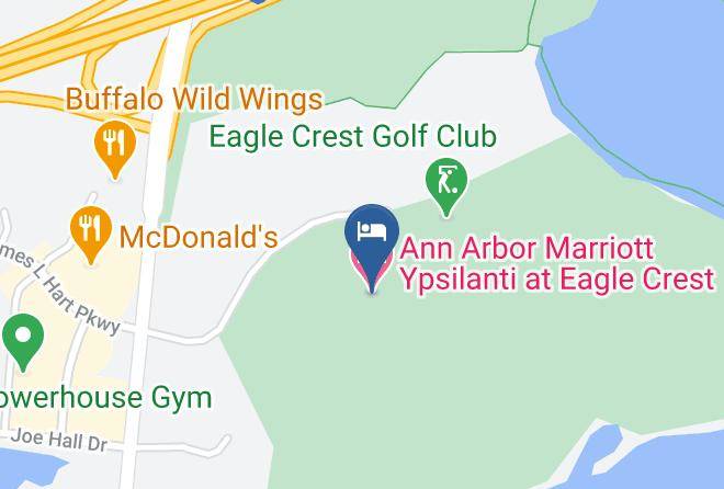Ann Arbor Marriott Ypsilanti At Eagle Crest Map
