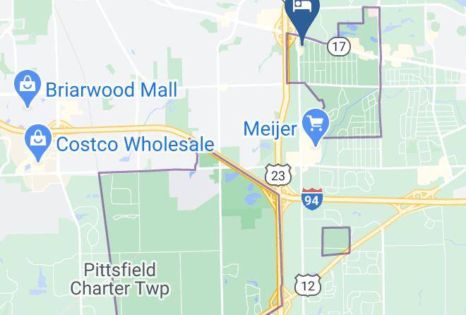 Washtenaw County Downtown Pittsfield - Ann Arbor Regent Hotel & Suites Maps
