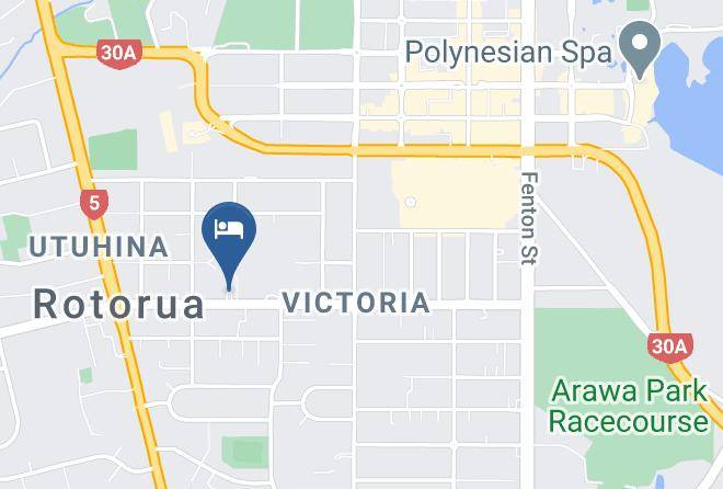 Rotorua - Ann's Volcanic Rotorua Motel Maps