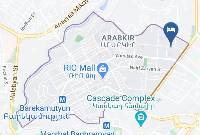 Anna Bella Boutique Hotel Map