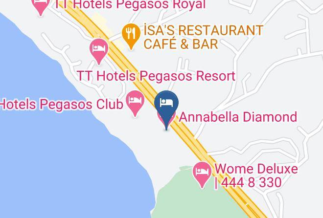 Annabella Diamond Hotel & Spa Map