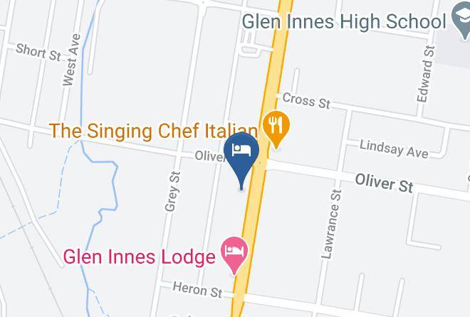 Glen Innes Severn - Anna Bella Motel Maps