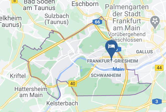 Frankfurt Am Main - Fra Hotelbetrieb Und Pension Gmbh Maps