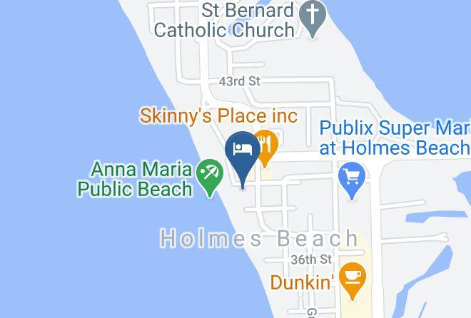 Manatee - Anna Maria Island Beach Resort Maps