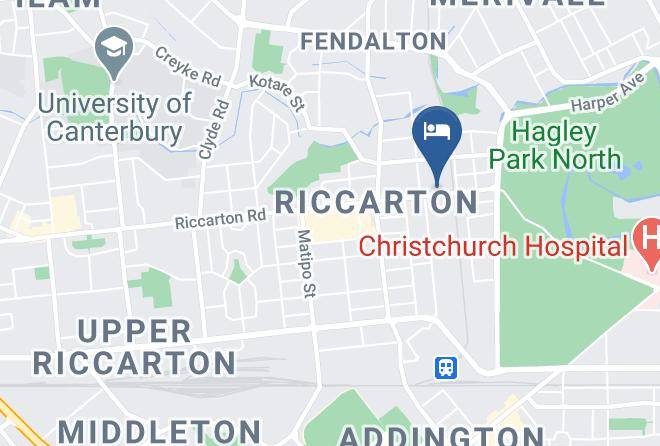 Christchurch - Annabelle Court Motel Maps
