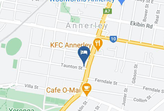 Brisbane - Annerley Motor Inn Maps