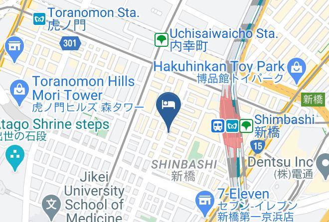 Minato Ward - Annex Checkin Shinbashi Maps