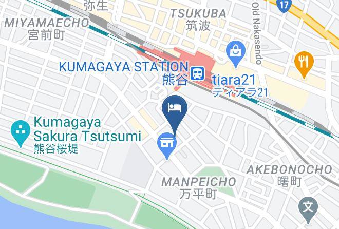 Kumagaya City - Annex E Hotel Kumagaya Annex Maps