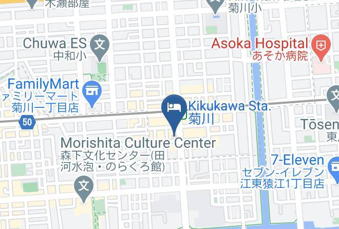 Sumida Ward - Annex Hotel Edoite Maps