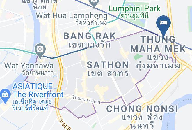 Annex Lumpini Hotel Map - Bangkok City - Sathon