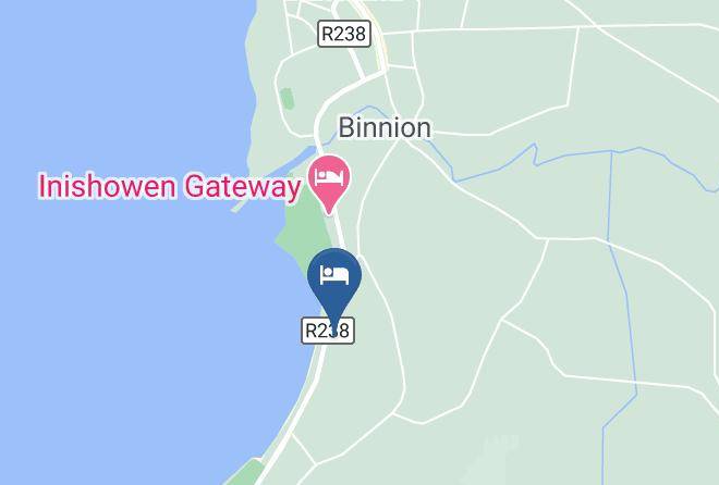 Buncrana - Annies Beach Lodge Buncrana Maps