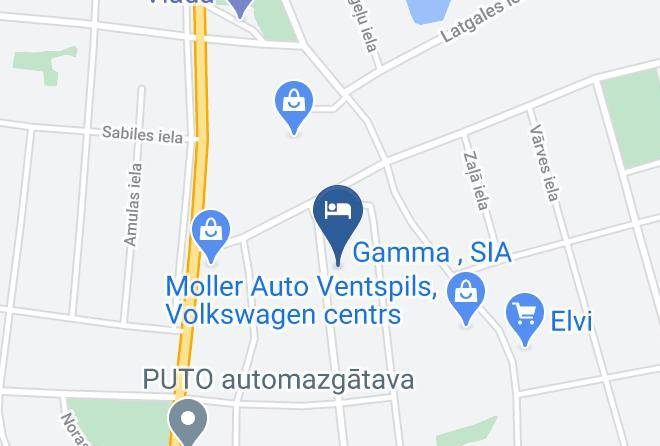 Ventspils - Anninas Viesu Nams Maps
